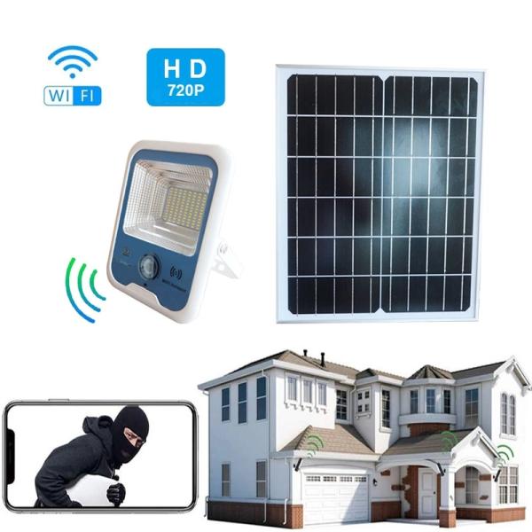 3.7V IP65 Solar Powered Outdoor Flood Lights 8 Functions With Remote