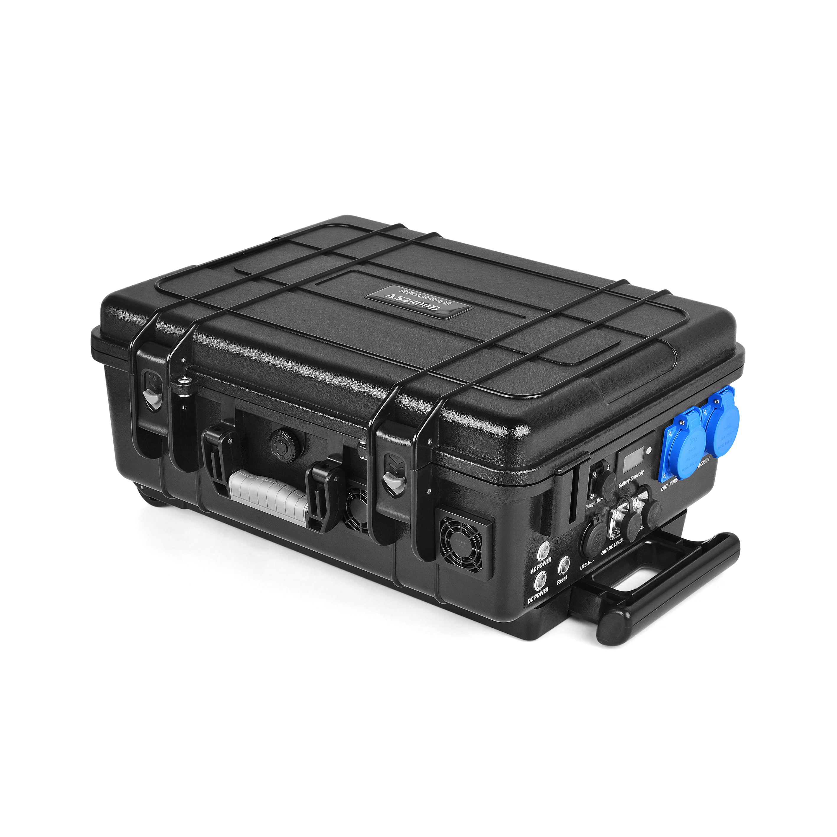 Mobile Lithium Portable Power Station Backup For Home Use Air Compressor 2500w