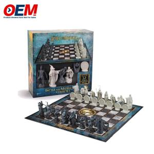 China Customized plastic character figure table toys risk/chess/educational/business/drinking/ board game with box wholesale