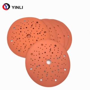 China factory supply 6inch150mm15holes orange ceramic disc/ sand paper abrasive disc sanding all parts of automobile on sale