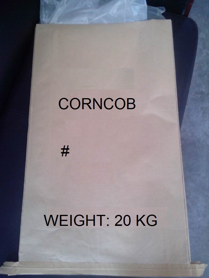 20#/ 40# / 60# Factory price Crushed feed grade natural corn cob grits corncob for Abrasive and polishing