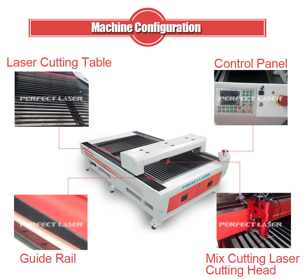 160w/180w/220w/260w/300w Multi - Purpose Mixed CO2 Laser Cutting Machine for Metal and Non-Metal Material​
