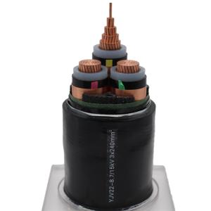 China 240mm2 8.7/15KV Medium Voltage Power Cable with XLPE Insulation and Copper Conductor wholesale
