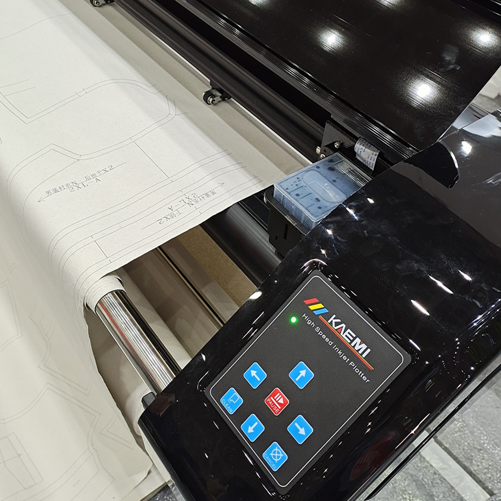 KAEMI EP350 Big Refillable Ink Tank Printing Plotter Machine For Construction Works