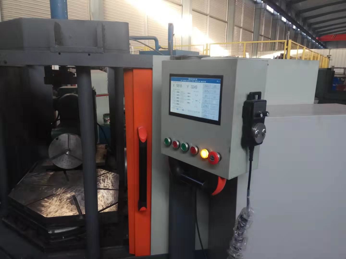 Pipe Fitting Beveling Machine Double-end beveling machine High efficiency and quality