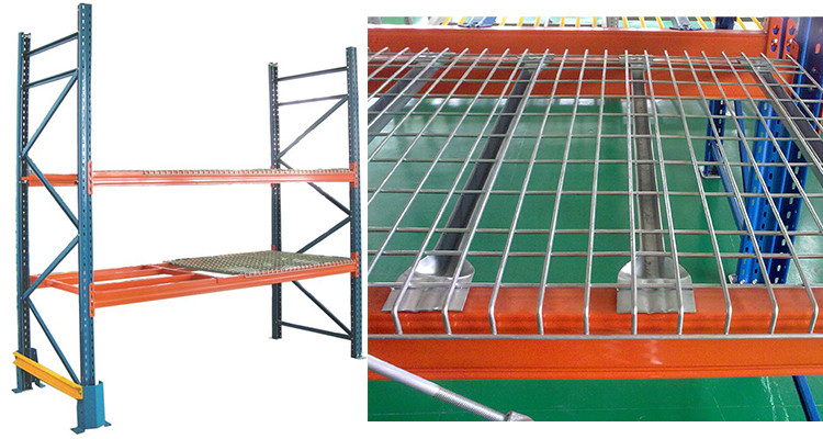 Heavy Duty Adjustable Pallet Racking System , Durable Double Deep Warehouse Storage Racking