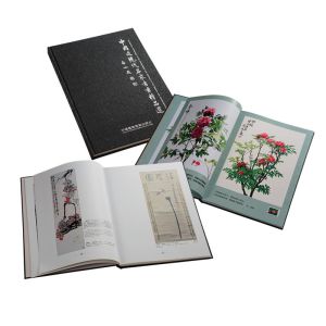 China OEM Hardbound Book Printing Silkscreen Printed Fabric Texture Paper wholesale