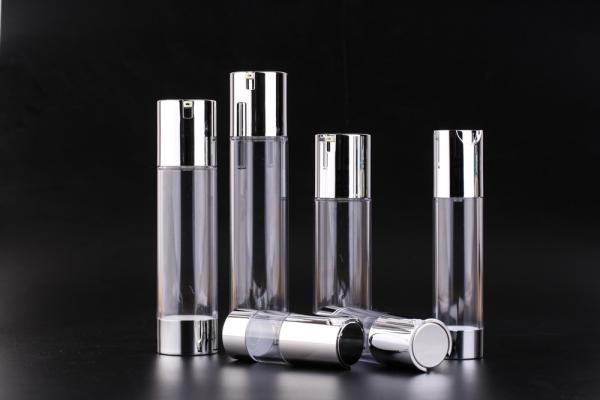 Quality UKMS09 15ml-30ml-50ml-80ml-100ml-120ml New style AS Cosmetic plastic airless lotion bottle,body lotion bottle for sale