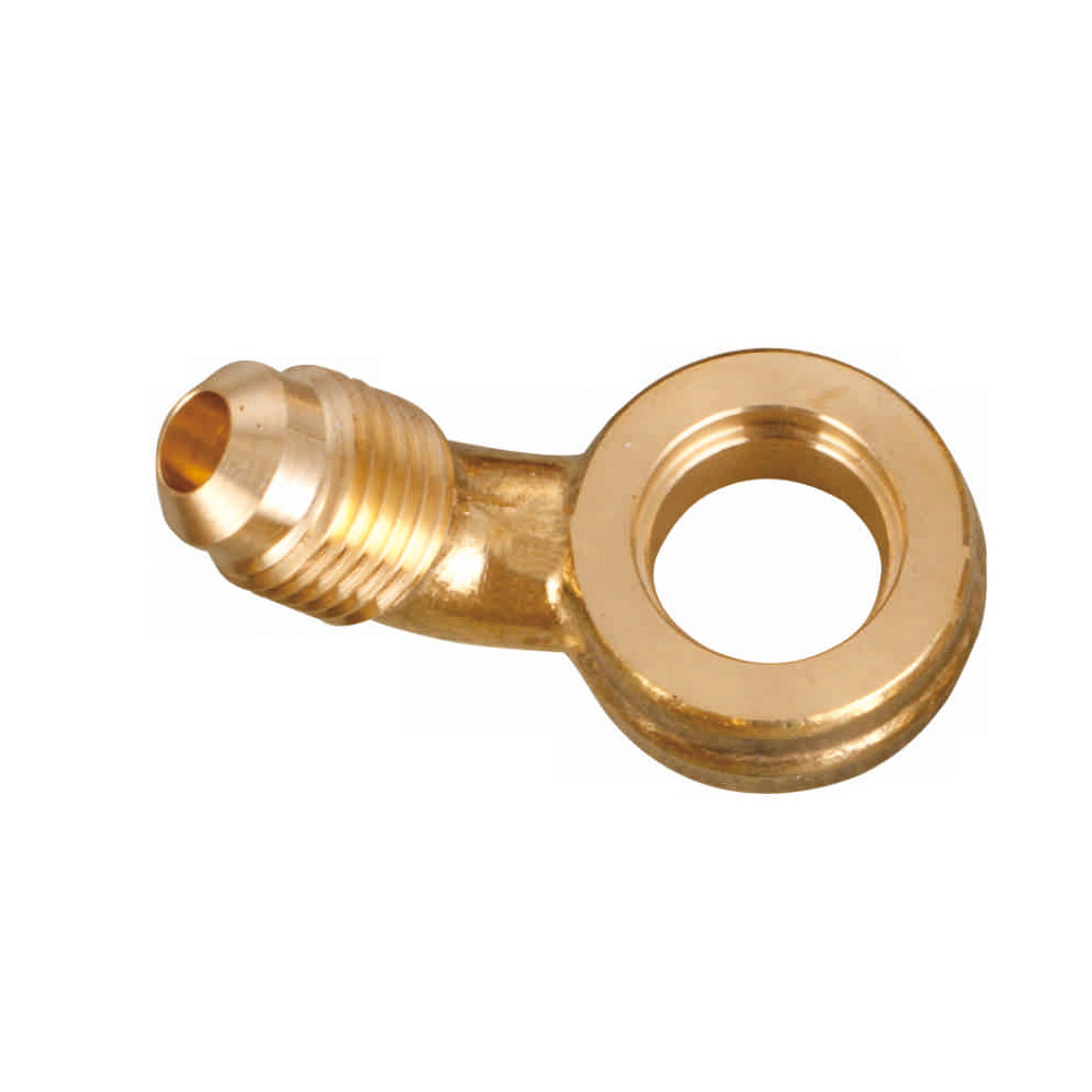 China 90Degree 3 AN Male Flare Dia10.2mm Brass Tube Fitting wholesale