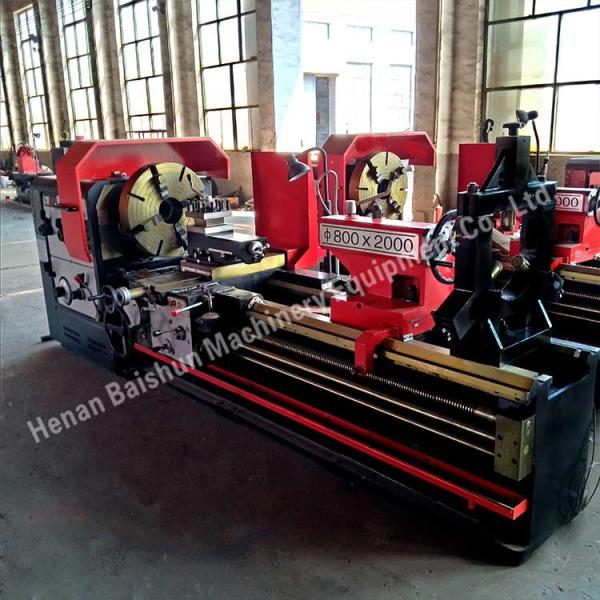 Geared Metal Turning Gap Bed Engine Horizontal Lathe Machine DRO CW6280B