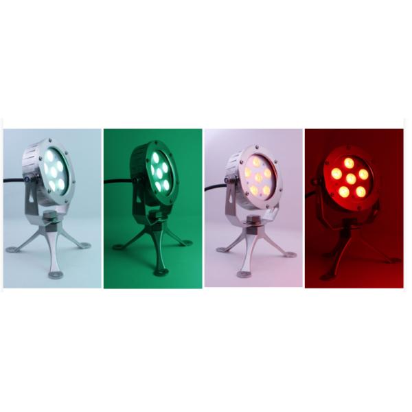Remote Control RGB IP68 Waterproof LED Underwater Light 6x3W Swimming Pool Light