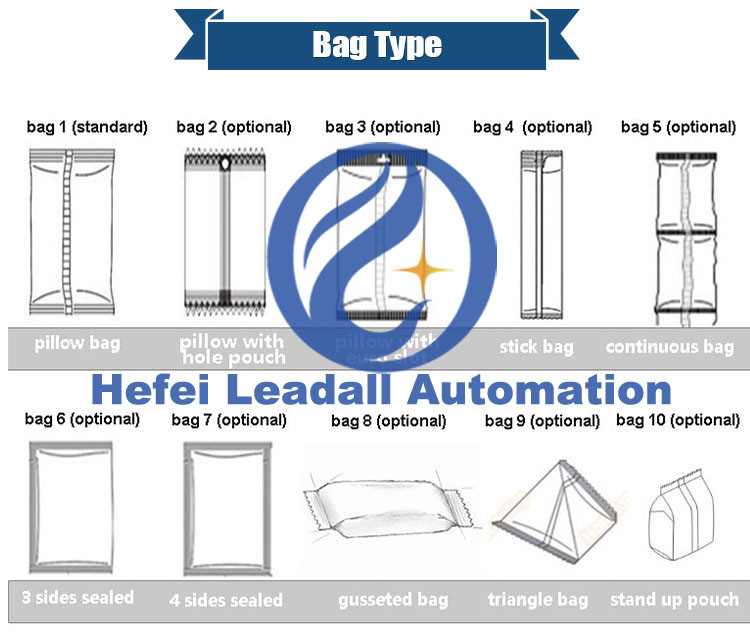 PLC Control Vertical Form Fill Seal Machine , Vertical Packing Sealing Machine