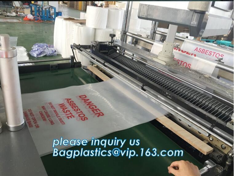 Heavy Duty Construction Plastic Asbestos Bag Waste Bag,Heavy Duty Disposal Polythene bags For Asbestos Removal BAGEASE