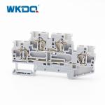 JSTTB 4 Spring Terminal Block Connector Grey Color High Grade Two Conductors