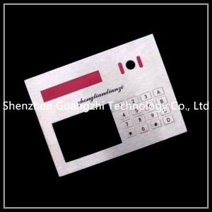 China Metal Embedded Numeric Keypad With Various Pattern Panel Customized Dimension wholesale
