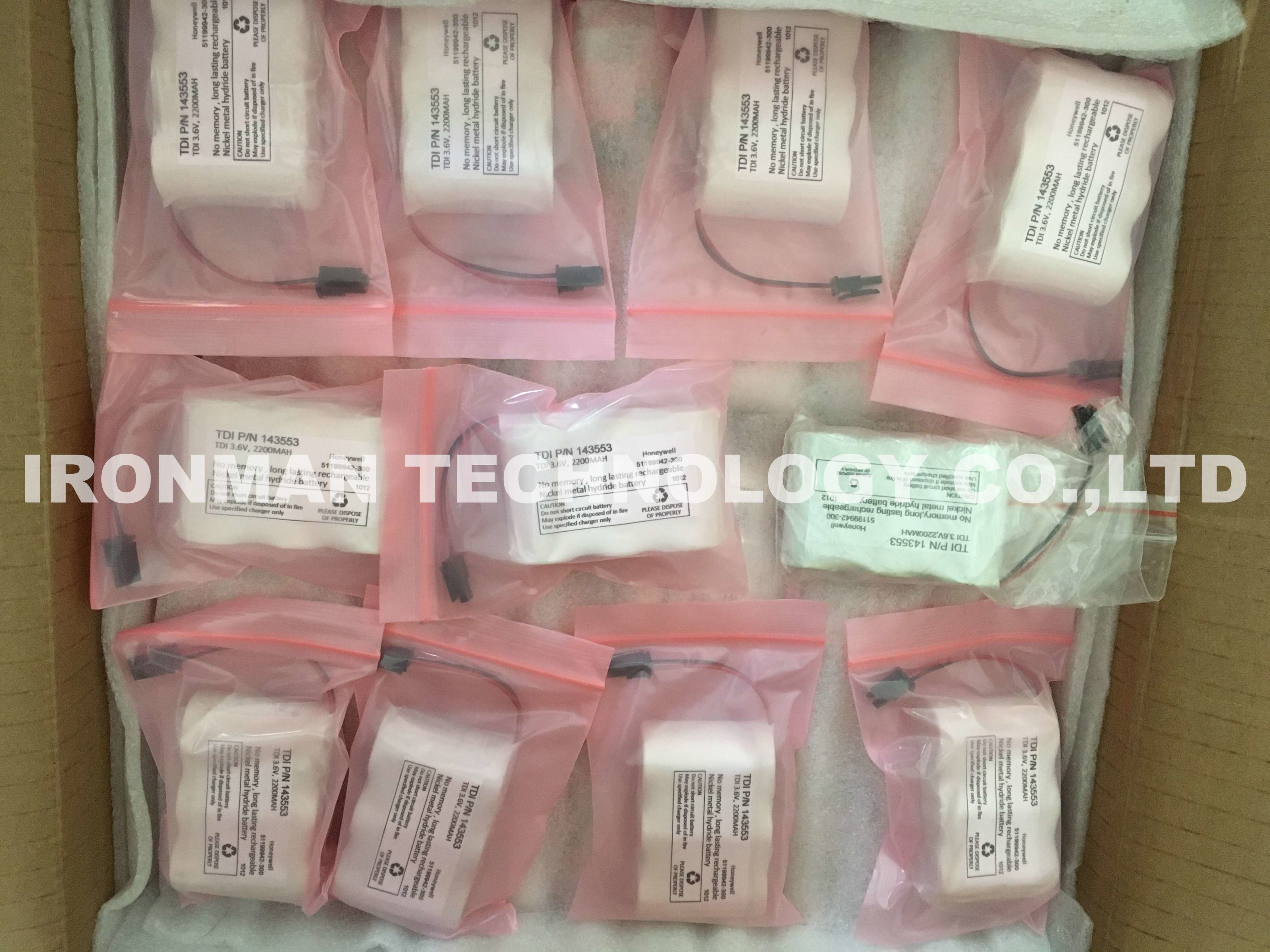 51197593-100 Honeywell Battery Pack 3.6V 1200mAh Lithium Manganese Dioxide