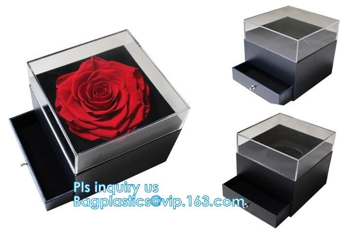 New product custom handmade small luxury wedding paper jewellery white gift box with ribbon closure,Silk Customised Pock