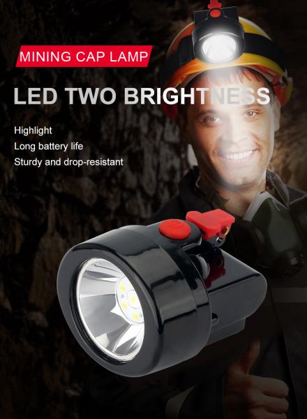 LED Safety Headlamp Cordless 2500mah Head Torch Light For Mining