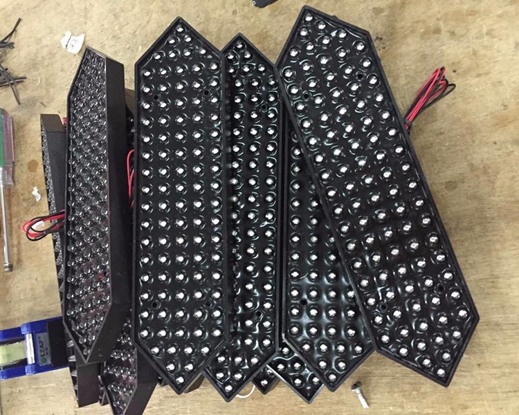 24 inch big 7 segment display red color led module