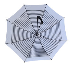 23 inches 8 Fiberglass Ribs Hands-Free Stick Umbrella with J Shape Rubber Coated Plastic Handle