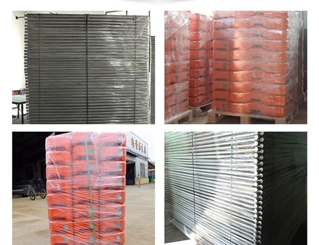 Public Safety Pvc Coated 2.1x2.4m Temp Construction Fence