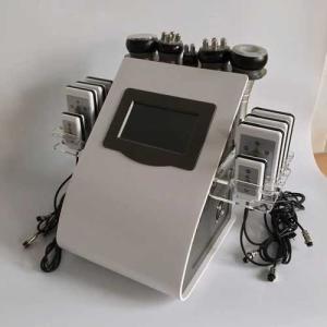 China rf probe Touch Screen Laser Lipo Cavitation Machine Frequency 5MHz 100KPA Pressure wholesale