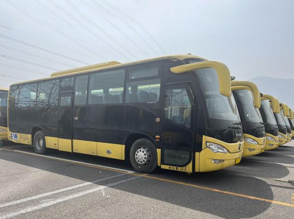 Quality 35-50 Seats Used Electric Bus 150kw Automatic FTTB100 Second Hand 35 Seater Bus for sale