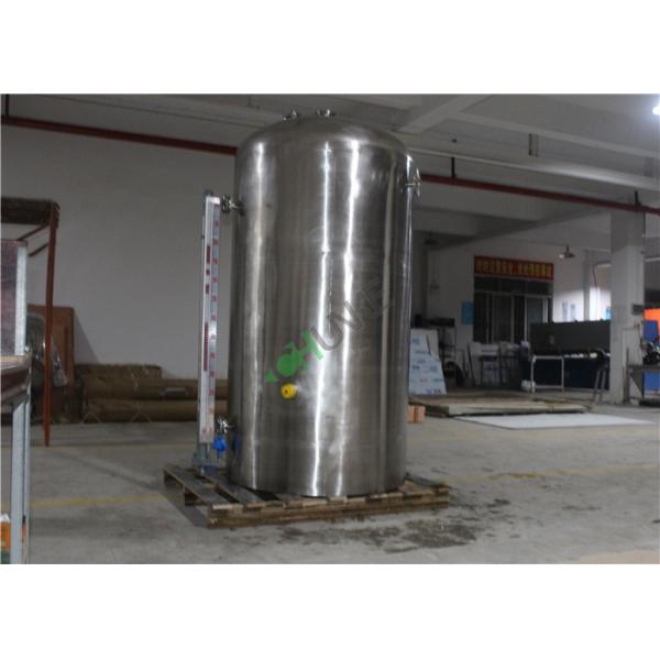 Quality Stainless Steel Water Storage Vessel Tank For Storing Water / Beer / Milk for sale