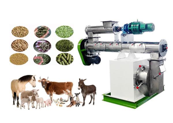 Quality SS Ring Die Animal Feed Making Machine Durable Stable Running For Pig for sale