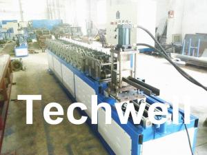 China 0 - 10 m/min Forming Speed Rolling Shutter Door Frame Roll Forming Machine wholesale
