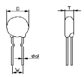 MZ31 16P Positive Temperature Coefficient Thermistor 18MM PTC Thermistor Resistance 1
