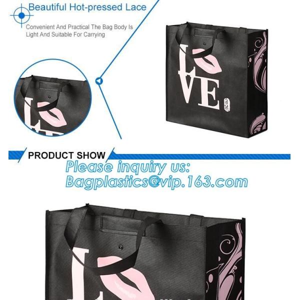 customized promotional laminated gift shopping tote polypropylene pp non woven bag, Promotional New Fashion Tote Non Wov