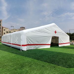 China Large Airtight Inflatable Emergency Tent Red Cross Hospital Use wholesale