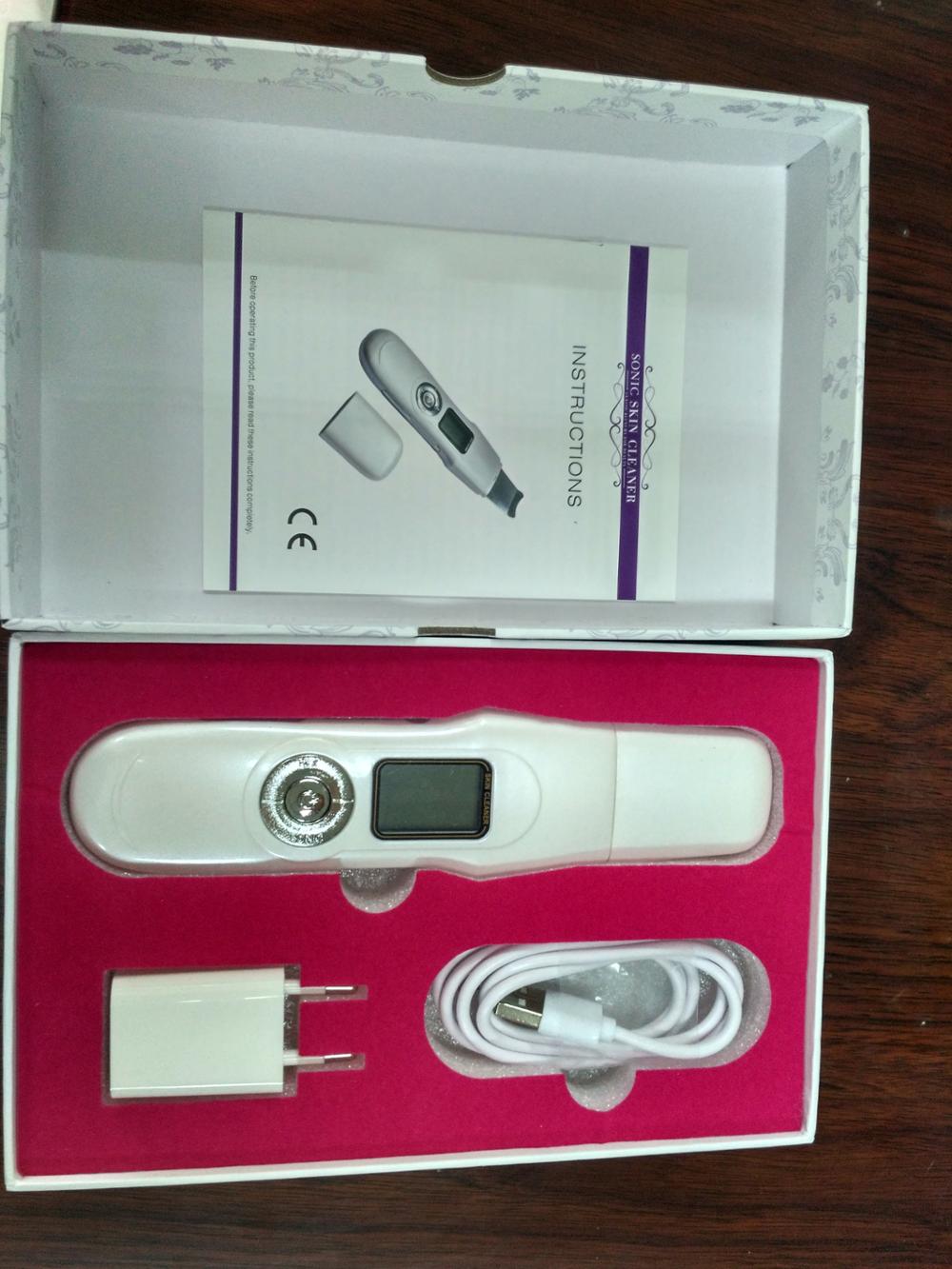 126g Ultrasonic Skin Scrubber Spatula Home Cavitation Peeling Solution