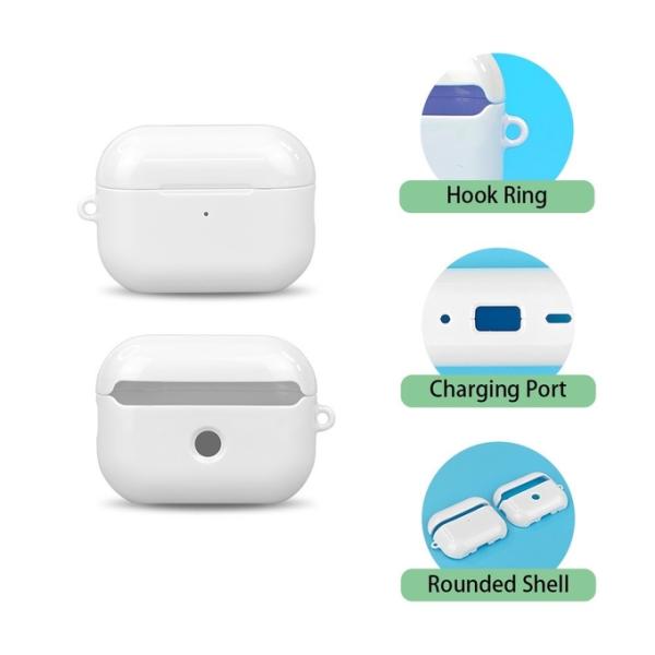 Customized Blank Sublimation For Airpod 3 Case Sublimation Coated PC Earphone Case