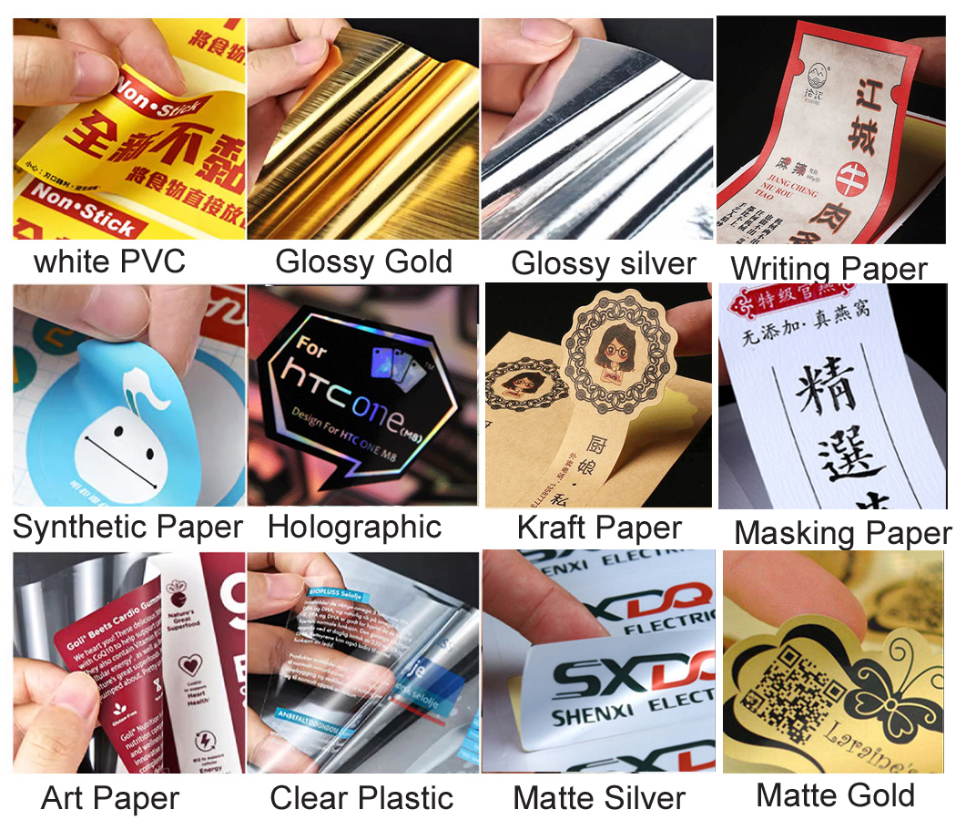Custom Roll Labels Self-Adhesive Stickers Roll With Artwork Printing For Packaging Branding 4
