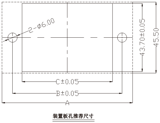 75A 100A 200A Through Wall Connector , Energy Storage Lithium Battery Connector