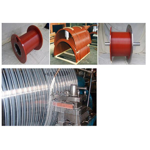 Split Half Alloy Steel Drum Sleeves With Lebus Grooving For Electirc Winch