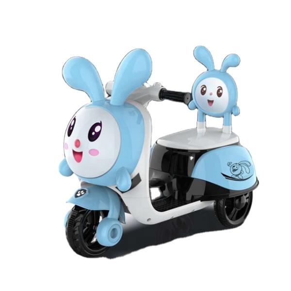 Classic Mini 6v Ride on Motorcycle Toys Car for Children Colorful Flash Music and Sale