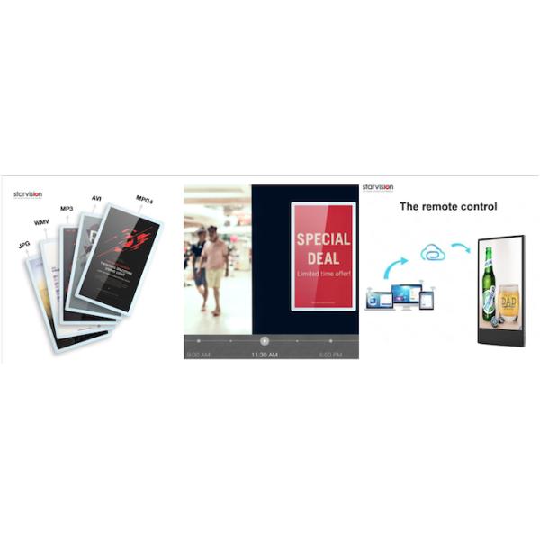 27inch Indoor Elevator Digital Signage Display 8ms Response Time