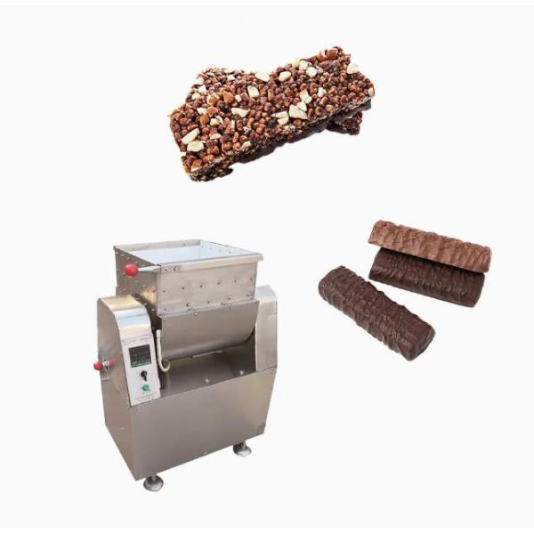 Automatic Stainless Steel Cereal Bar Making Machine Rectangle Snacks Shape