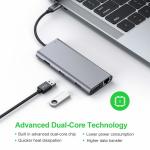 11 Port 11 In 1 USB Type C Hub 10Gbps USB C Docking Station Plug And Play