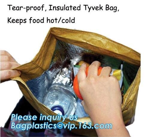 promotional tyvek reusable shopping bag recyclable black durable travel tote bag,breathable dopont Tyvek paper shopping