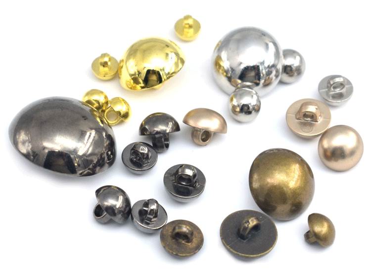 metal sewing jeans button custom logo metal buttons light gold