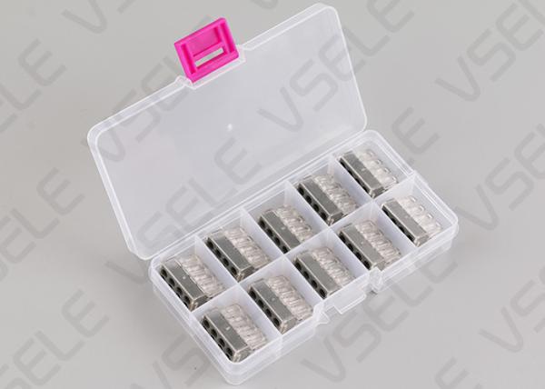 Quality 10PCS Quick Wiring 8 Port PA66 Push Wire Terminal Block for sale