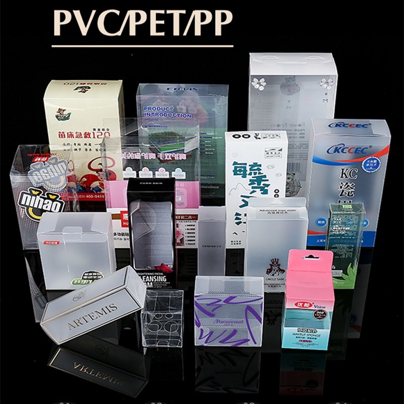 China PETG PP Printed Packaging Box Transparent Plastic Package Boxes wholesale