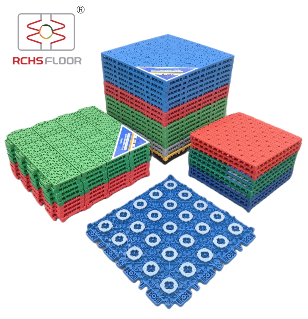 PP Interlocking Basketball Court Tiles 340x340mm 10-Year Warranty