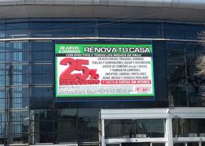 SMD2727 P6 Programmable Led Screen , Led Screen Wall Refresh Rate Over 1920Hz