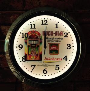 China 12v Tower Neon Digital Wall Clock PSE Neon Lighted Wall Clocks wholesale