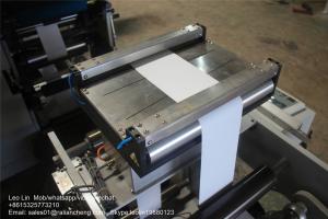 China Non-Woven Automatic Two Colour Flexo / Flexographic Printer Machine Kraft Paper Roll Printer Machinery Label Paper Roll wholesale